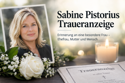 Sabine Pistorius Traueranzeige