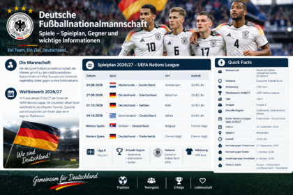 Teilnehmer: Deutsche Fußballnationalmannschaft Spiele