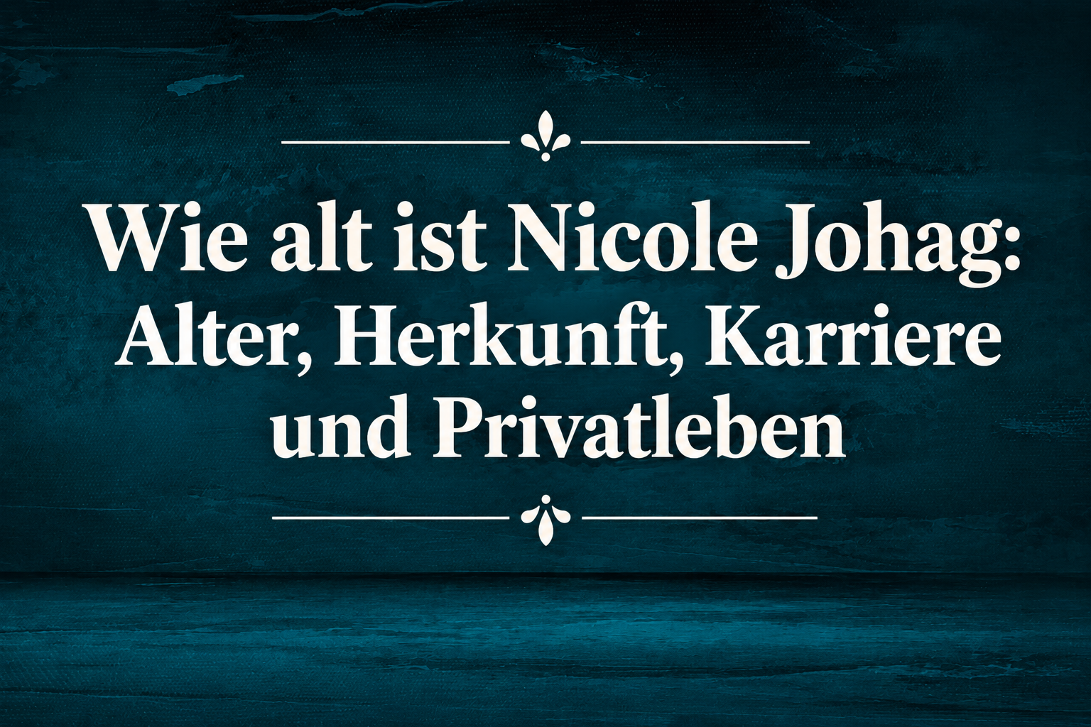 wie alt ist Nicole Johag“ beschäftigt viele Zuschauer, die die Gartengestalterin aus der ZDF-Sendung „Duell der Gartenprofis“ kennen. Mit ihren kreativen Ideen, ihrem Gespür für Materialien und ihrer Leidenschaft für die Gestaltung von Außenbereichen hat sie sich einen Namen gemacht. Doch wie alt ist Nicole Johag tatsächlich? Was ist über ihr Geburtsjahr, ihre berufliche Laufbahn und ihr Privatleben bekannt?
