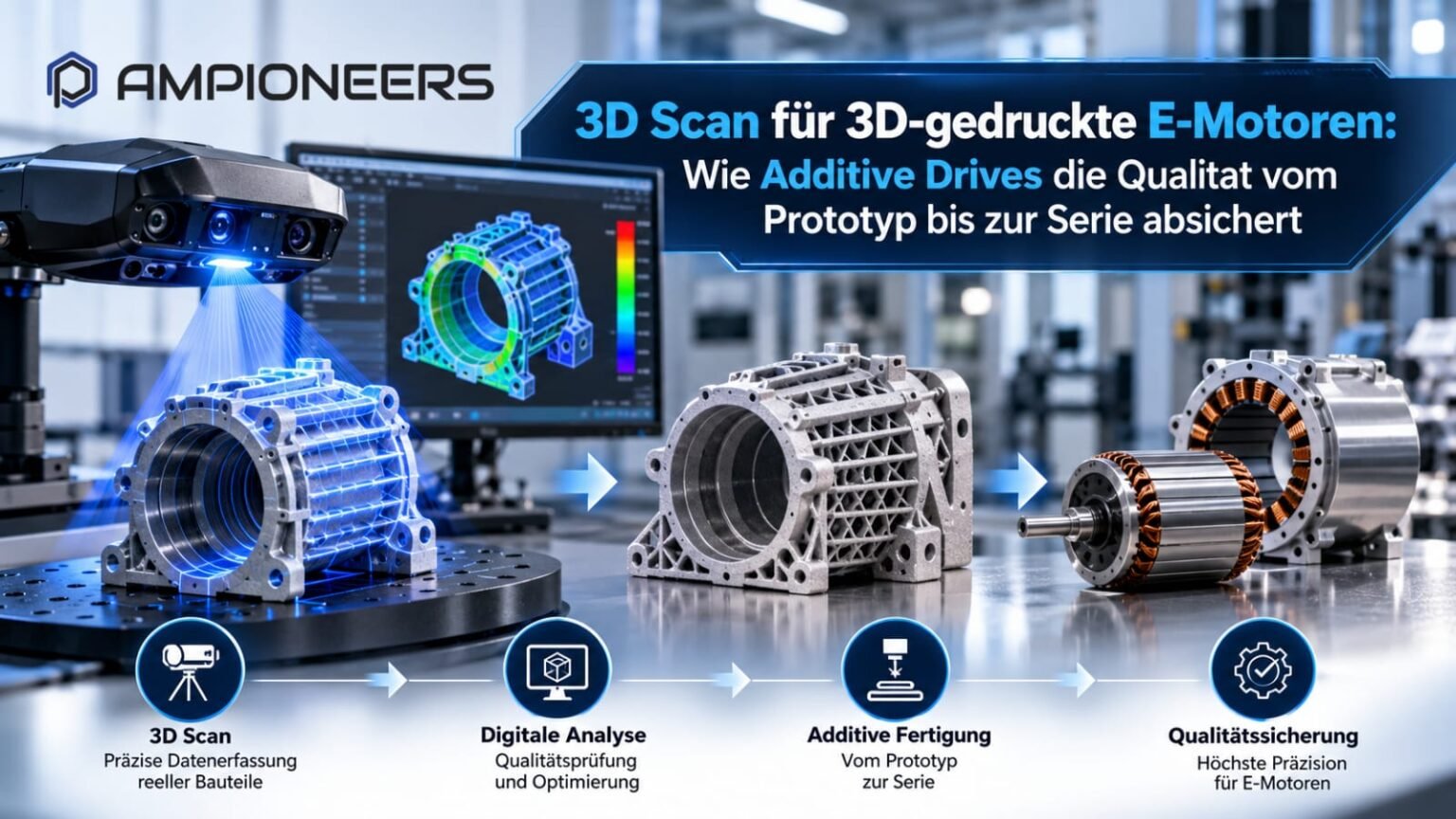 3D Scan für 3D-gedruckte E-Motoren