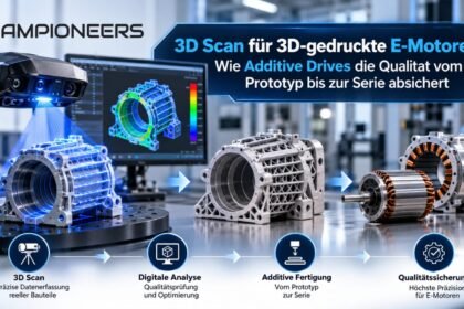 3D Scan für 3D-gedruckte E-Motoren