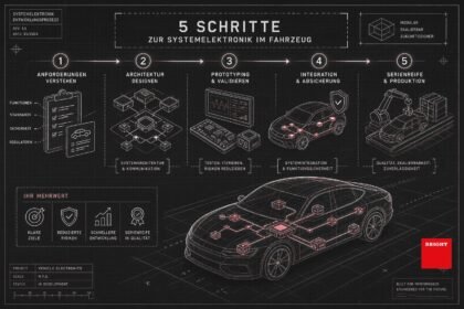 5 Schritte zur Umsetzung von Systemelektronik im Fahrzeug